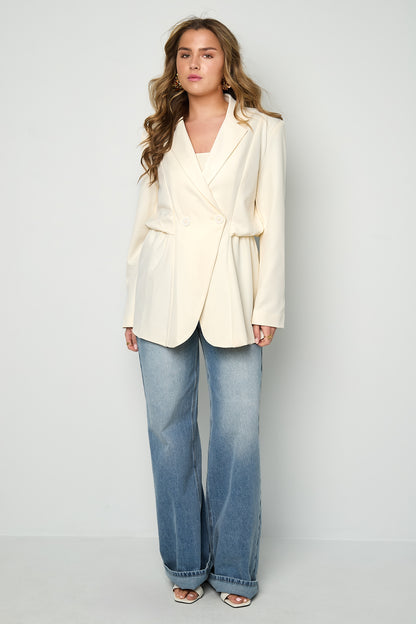 Damen Blazer Maßgeschneidert | Frühling Sommer | Creme