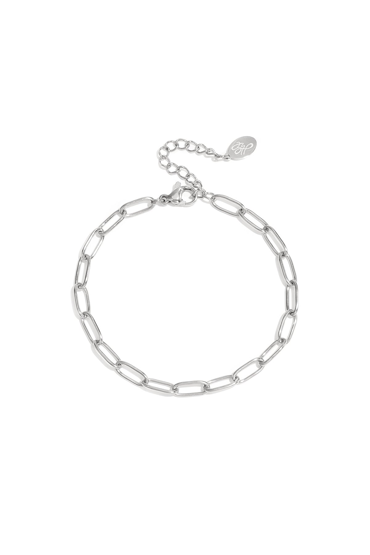 Einfaches Edelstahl-Gliederarmband