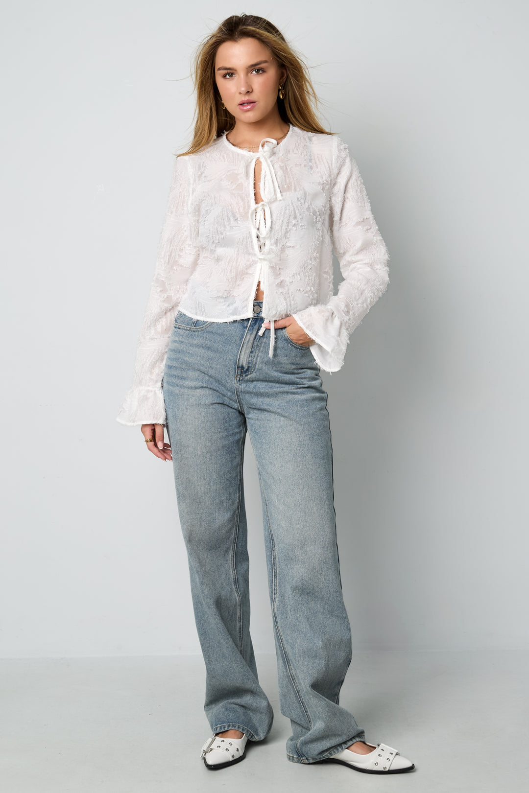 damen langarmshirt frühling | polyester | mehrfarbig