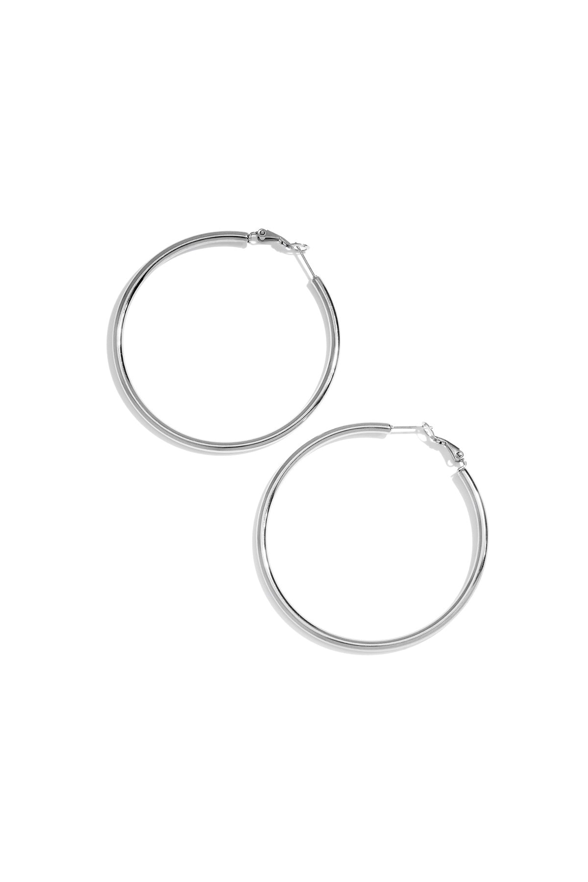 damen creolen organisch groß | edelstahl | gold & silber – 5–6 cm
