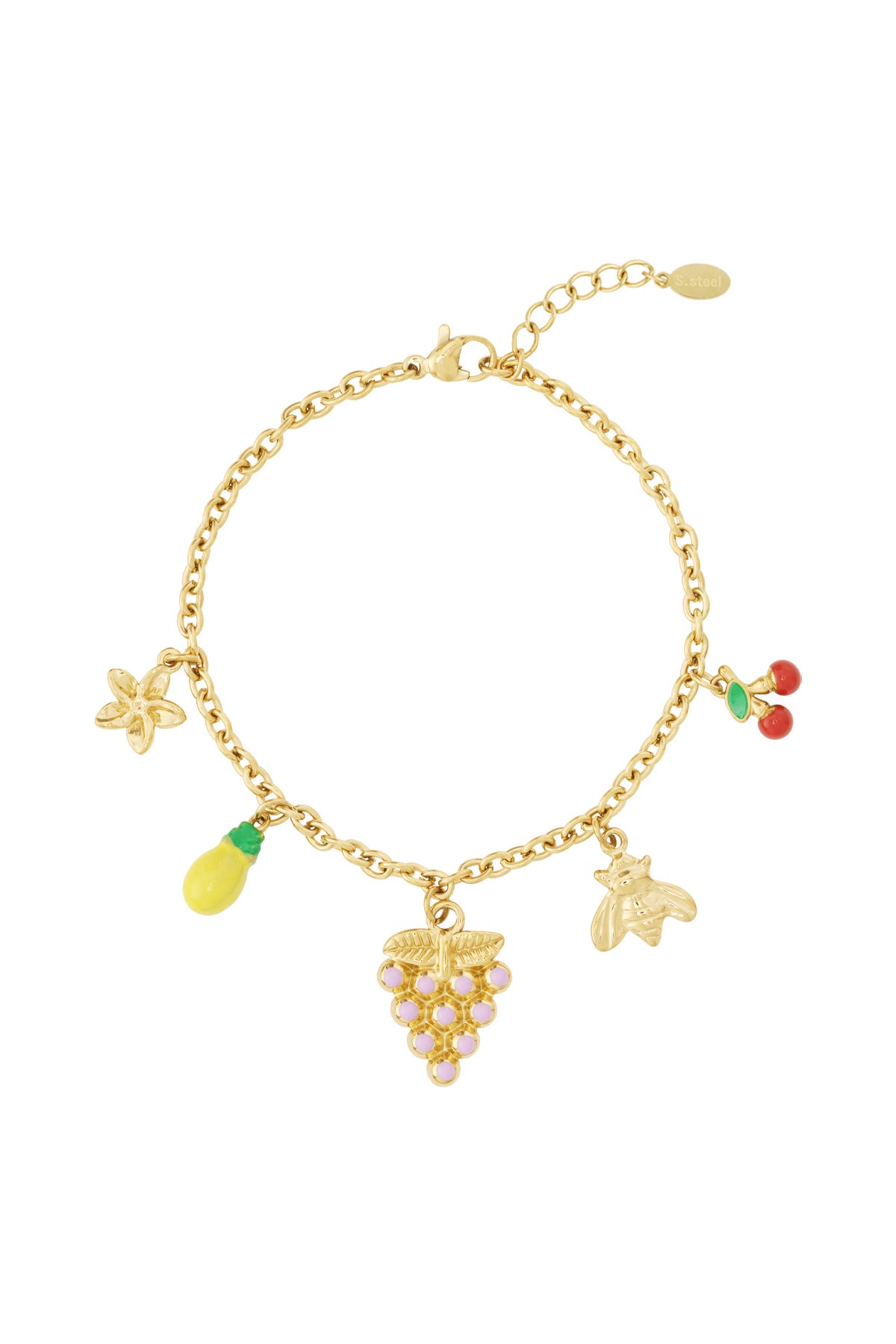 fruchtiges charms armband