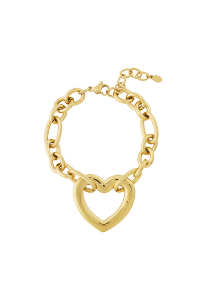 Armband mit Herzkette
