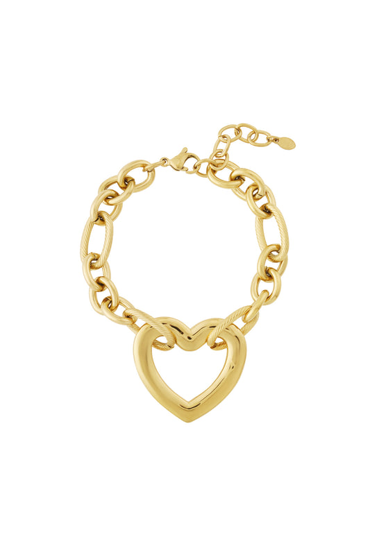 Armband mit Herzkette