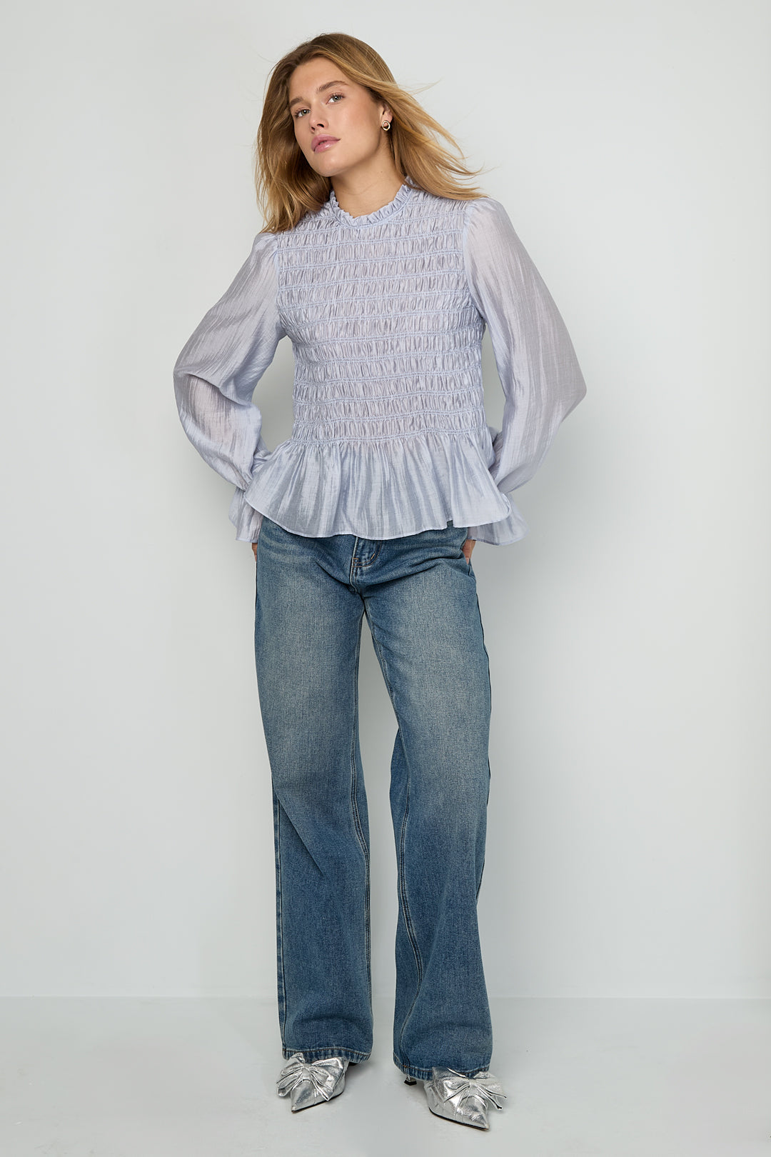 Damen Top Nylon Vollton | Nylon | Mehrfarbig