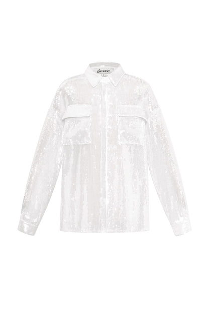 Gewebte Polyesterfasern Damenbluse Elegante Einfarbigkeit Frühling/Sommer