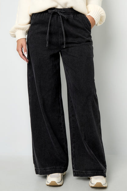 Damen Jeans Wide Leg | Baumwolle | Mehrfarbig