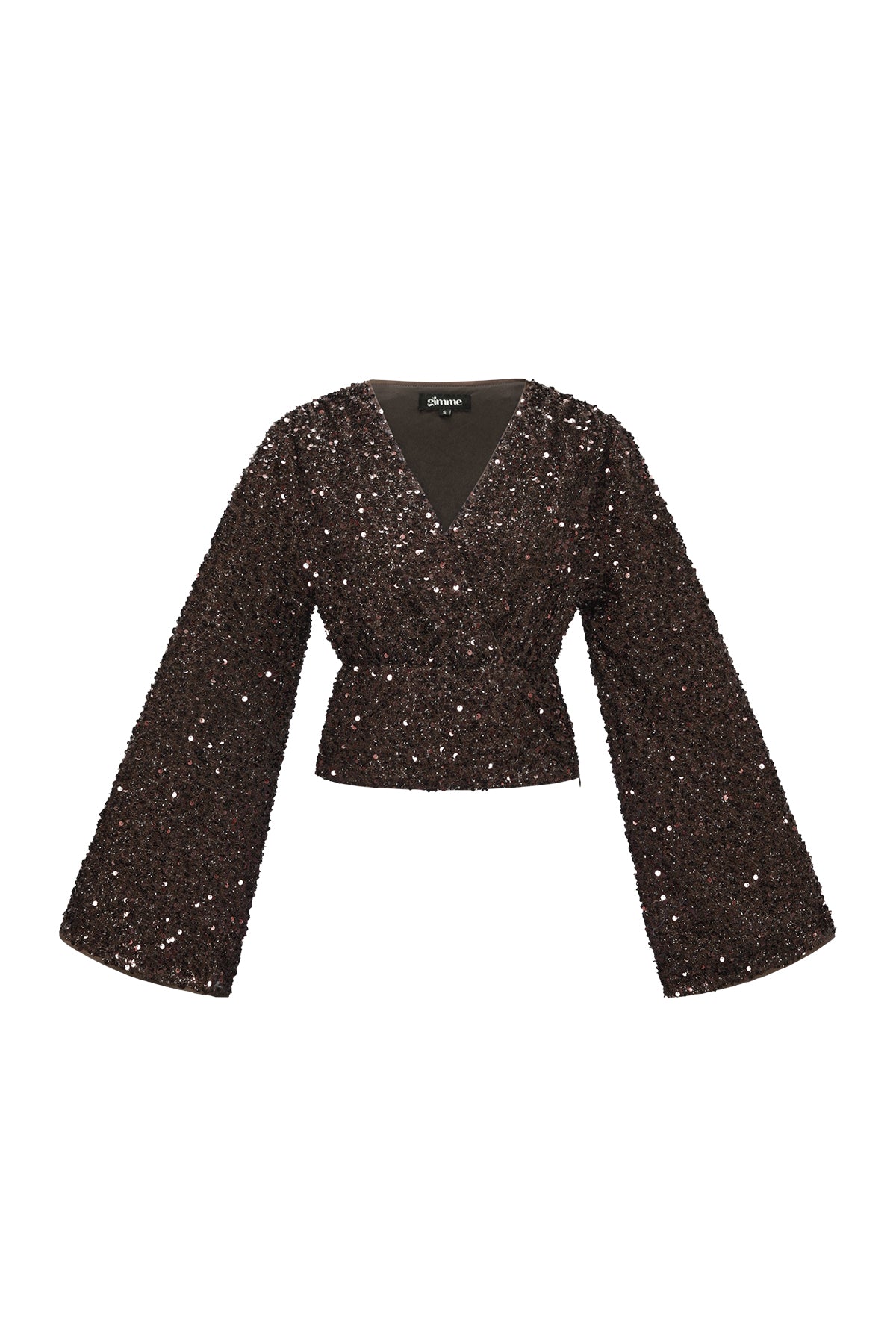 Damen Langarm Set Pailletten | Polyester | Mehrfarbig