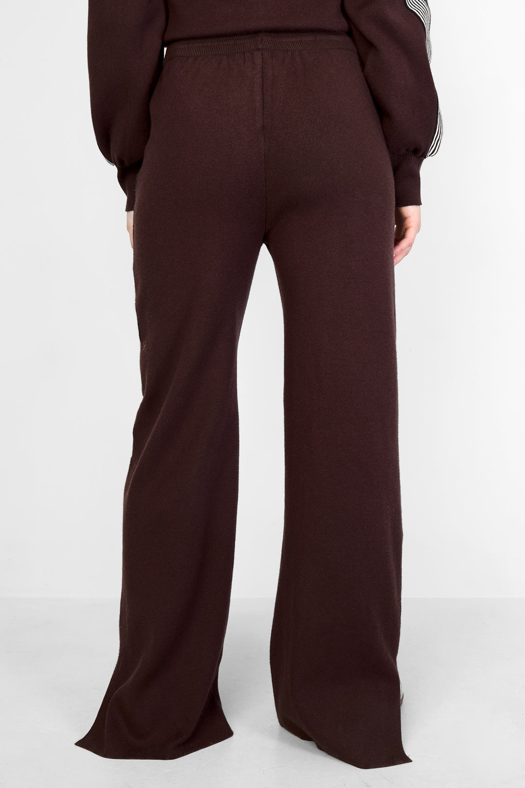 damen strickhose streifen | baumwollstrick | mehrfarbig