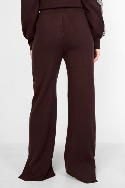 Damen Strickhose Streifen | Baumwollstrick | Mehrfarbig