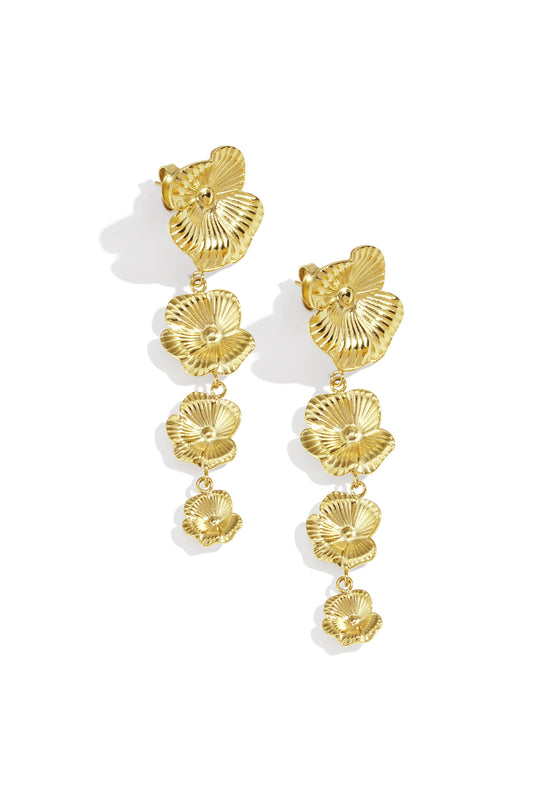 Damen Ohrringe Blume Daily | Edelstahl 304S | Gold & Silber
