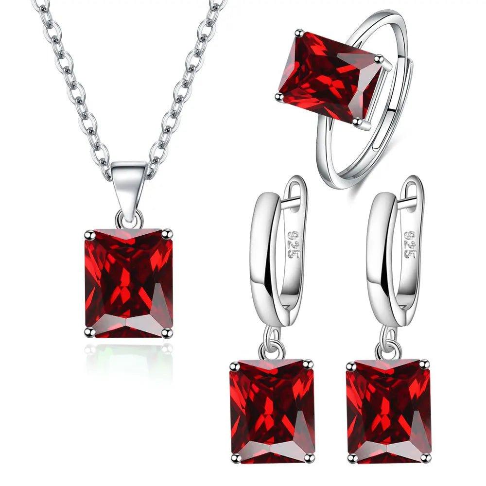 finityzone925 sterling silber schmuckset - elegantes design für frauen