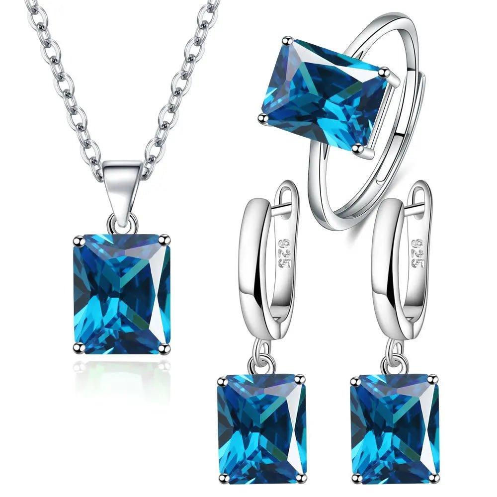 finityzone925 sterling silber schmuckset - elegantes design für frauen