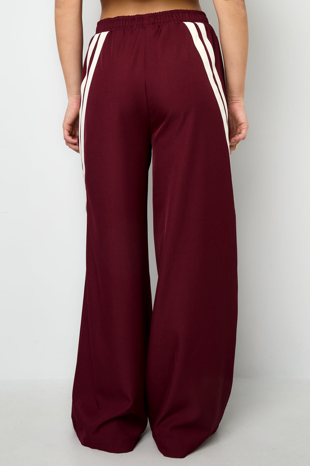 damen hose gestreift | polyester | mehrfarbig