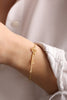 Customized Birth Flower Name Bracelet