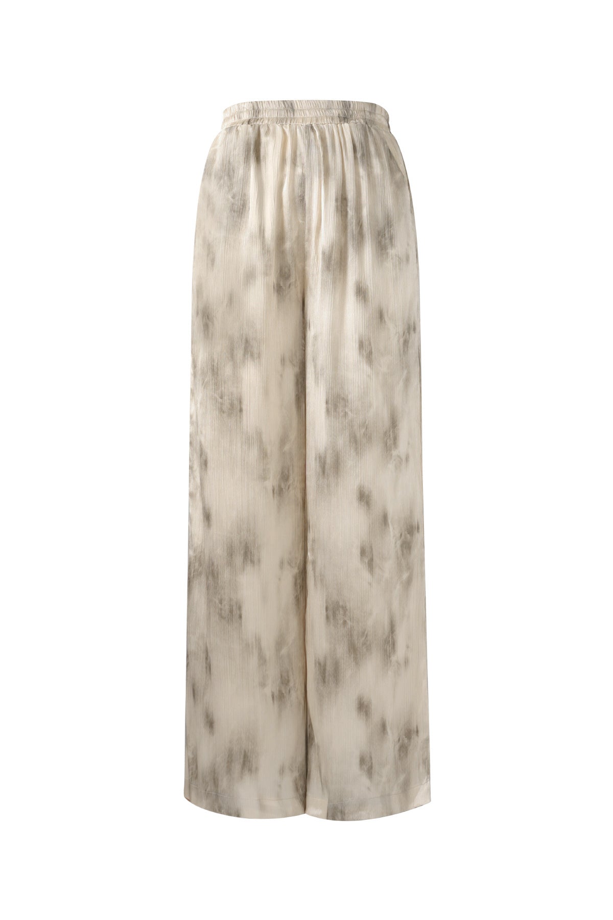 Damen Hose Tie-Dye | Webstoff | Beige