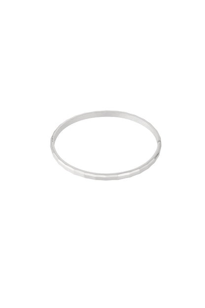 Damen Armreif Geometrisch Casual | Edelstahl | Goldfarbe
