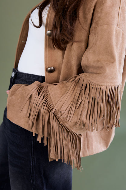 Gewebte Polyesterfaser Damen-Bluse Casual Einfarbig Herbst/Winter Fransen-Detail