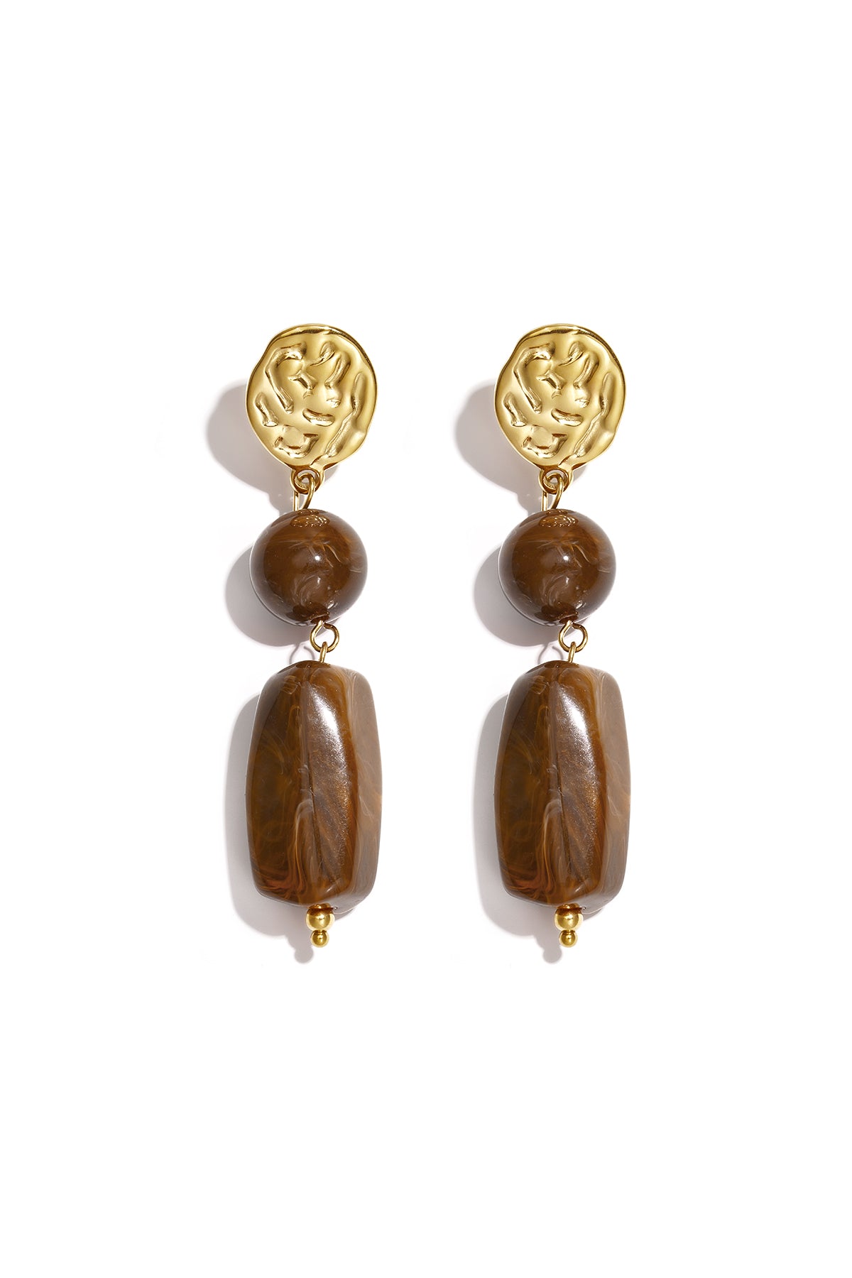 ohrhänger aus edelstahl, perlen, retro-stil, klassische serie, damenschmuck