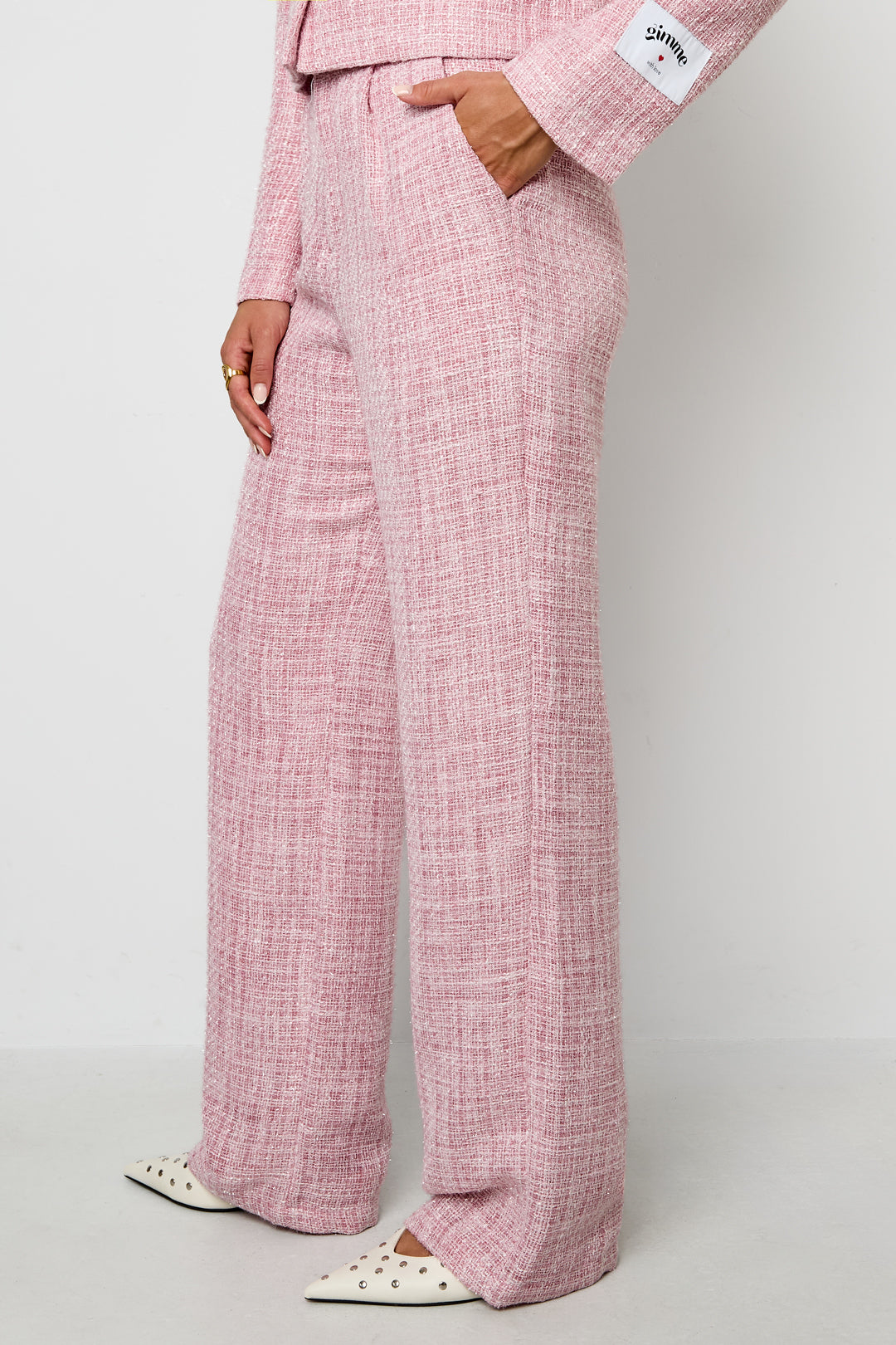 damen hose karomuster | polyester | mehrfarbig