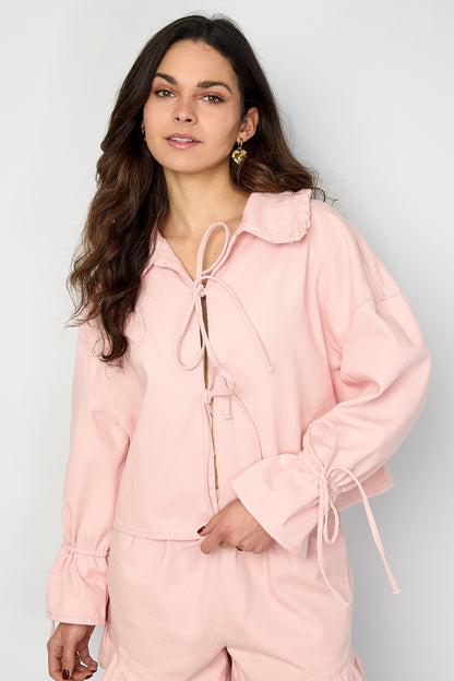 Damen Jacken Set Lässig | Baumwolle | Mehrfarbig