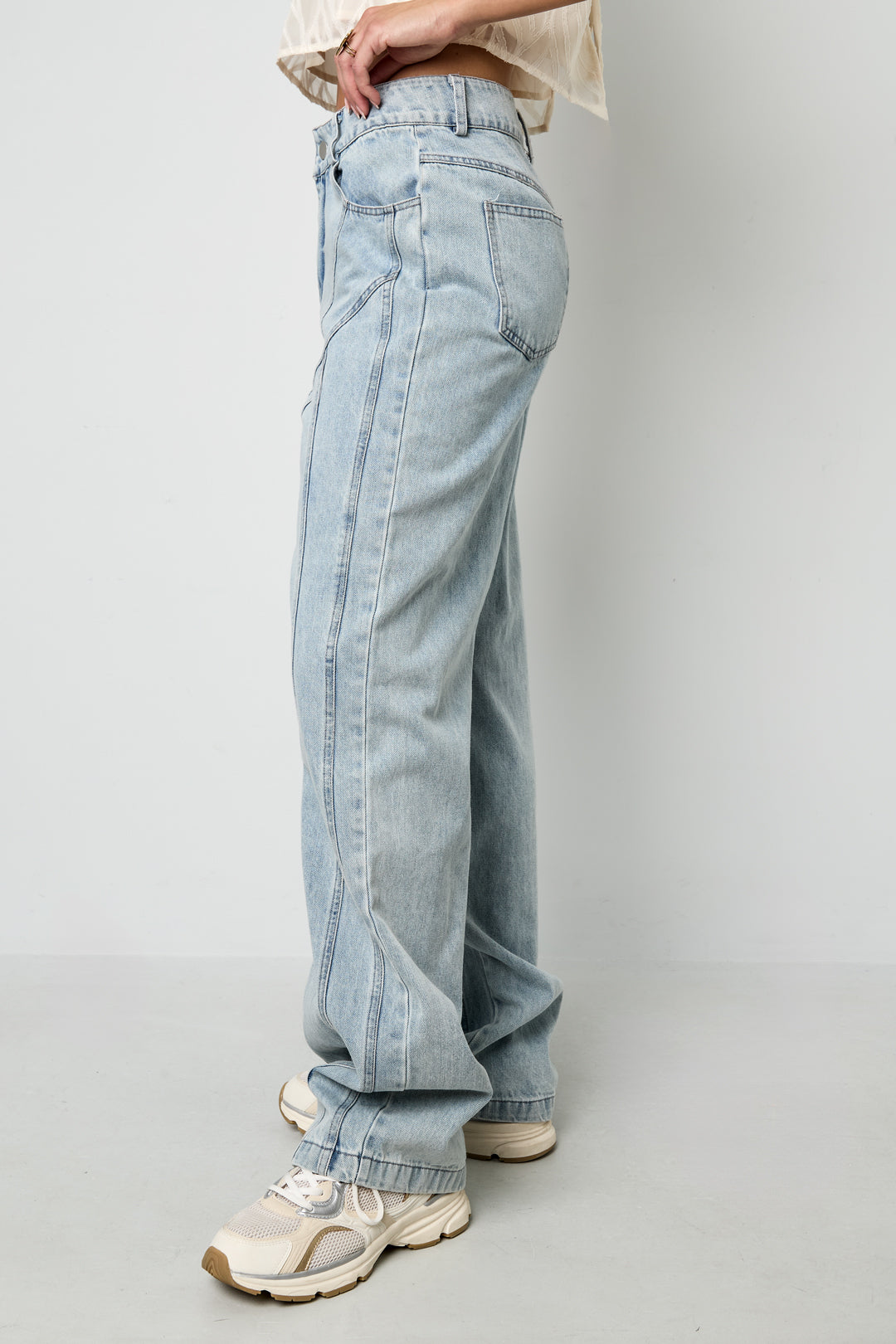 Damen Jeans Indigo Lässig | Baumwollmischung | Blau