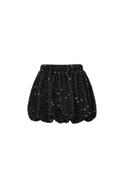 Damen Minirock Pailletten Elegant | Polyester | Mehrfarbig