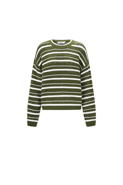 Damen Strickpullover Classic | Polyester | Mehrfarbig