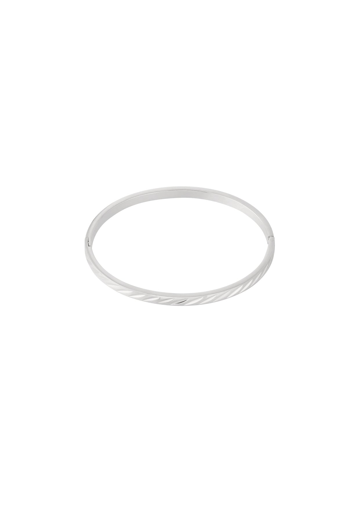 Damen Armreif Geometrisch Organisch | Edelstahl | Gold- und Silberfarbe