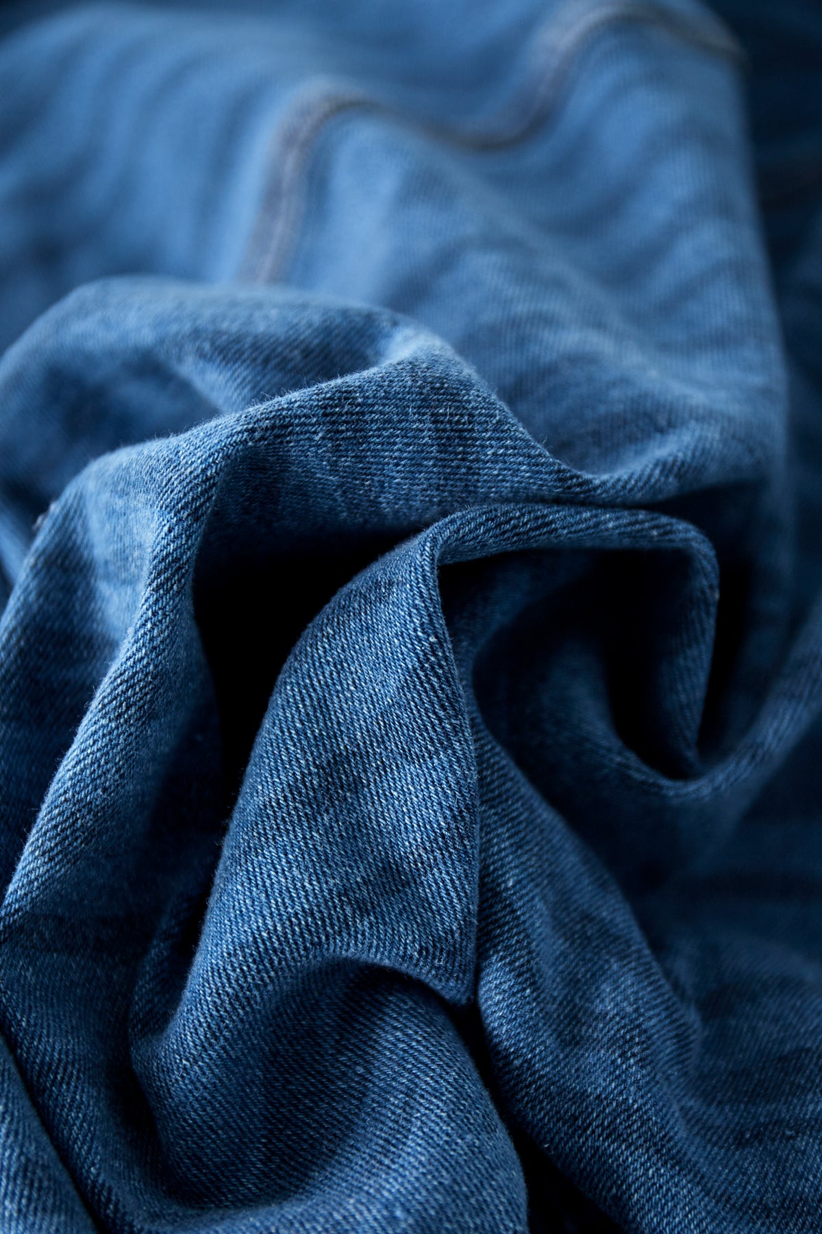 kinder jeansjacke gestreift | baumwolle | blau