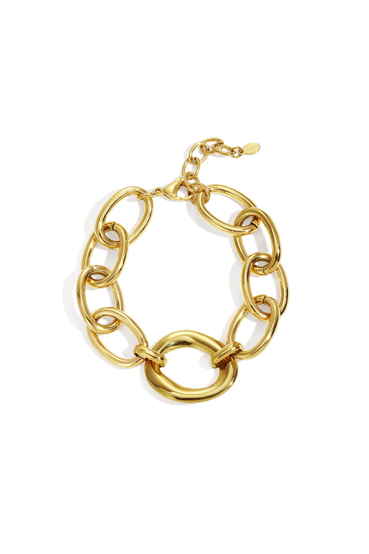 Damen Armband Kette Simple | Edelstahl | Gold- und Silberfarbe