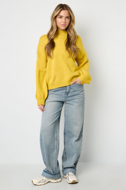 Damen Strickpullover Buchstaben Casual | Polyester | Mehrfarbig