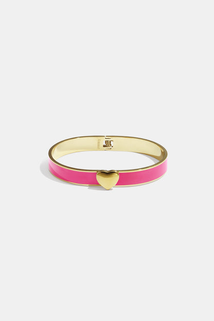 Armband in verschiedenen Farben mit Herzdetail - 0,9 cm