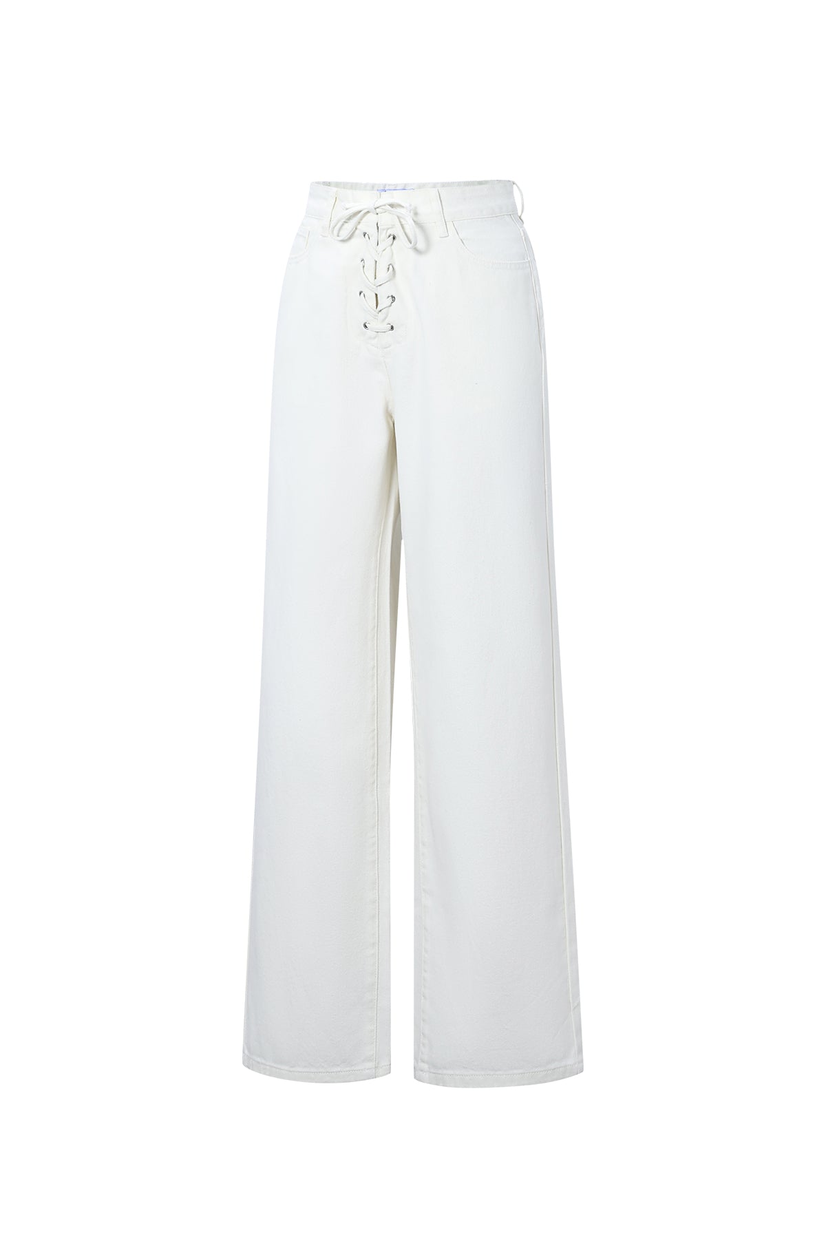 Jeans mit Schnürung