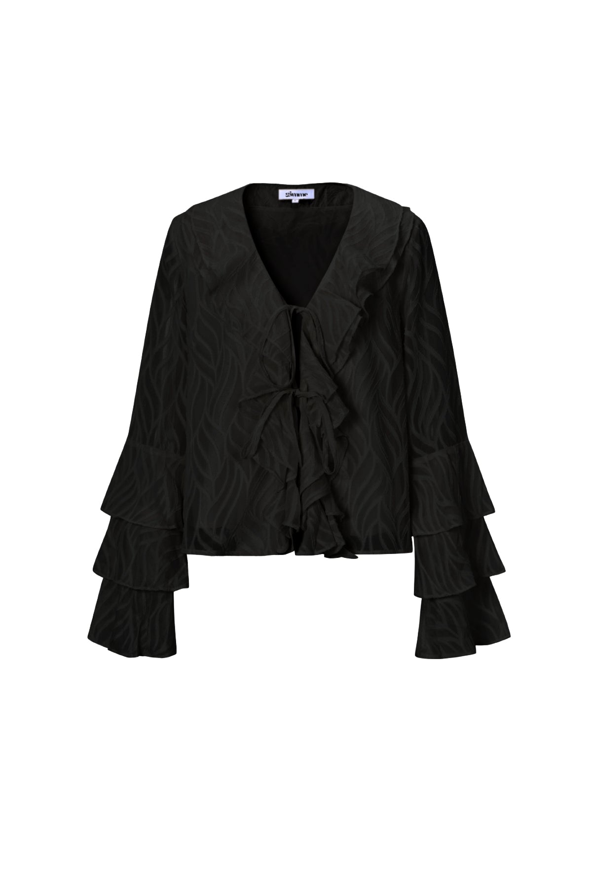 damen langarmshirt botanisch | polyester | mehrfarbig