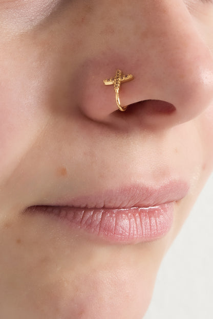 Damen Ear Cuff & Nasenmanschette Klassisch Zirkon | Kupfer | Goldfarbe & Silberfarbe