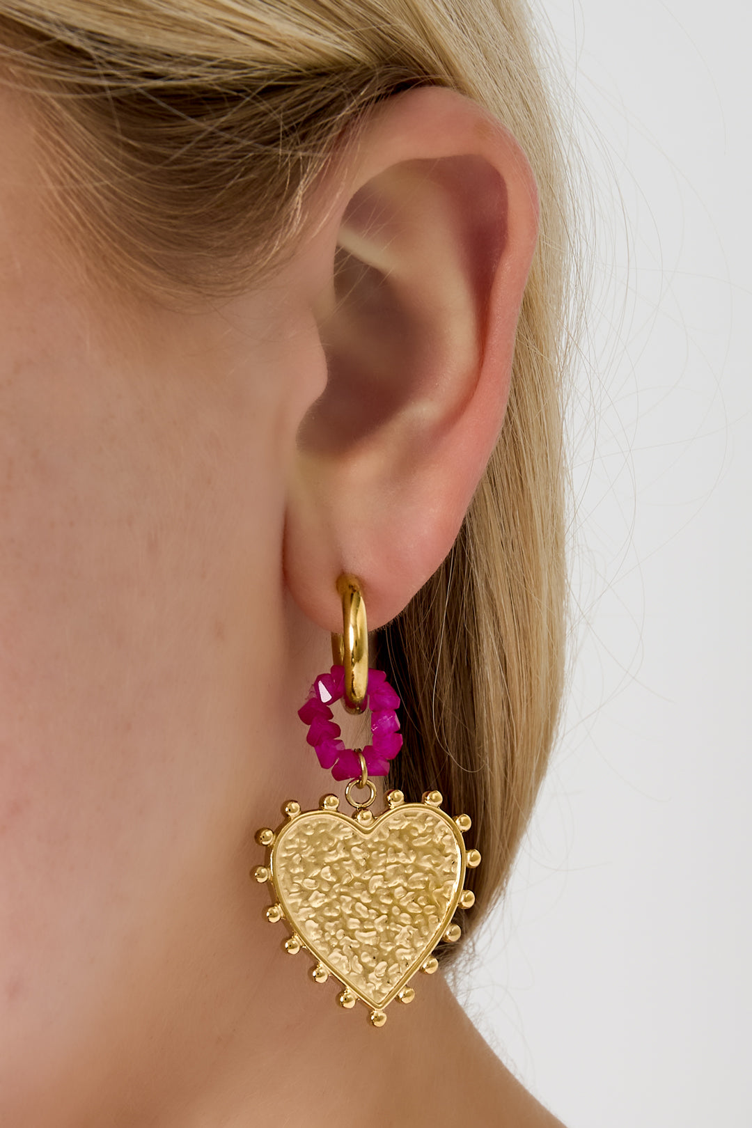 edelstahl tropfen ohrringe herz casual täglich einfache serie frauen schmuck