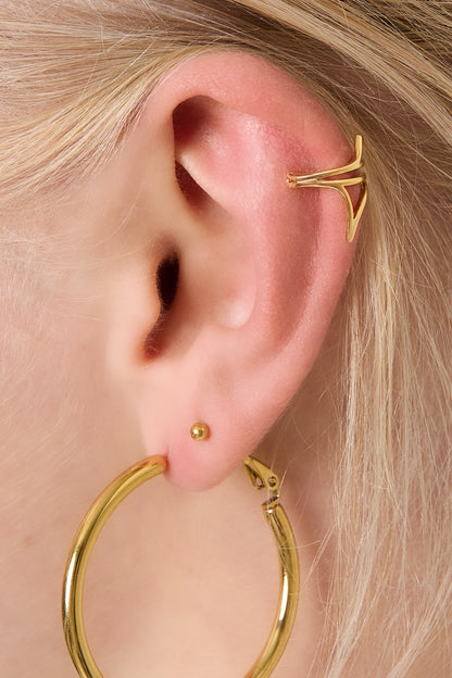 Damen Ohrmanschetten Geometrisch | Kupfer | Goldfarbe & Silberfarbe