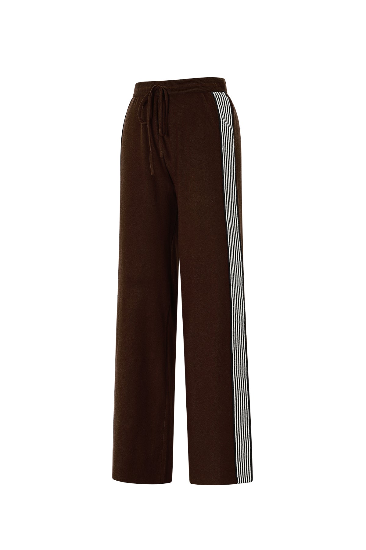 damen strickhose streifen | baumwollstrick | mehrfarbig