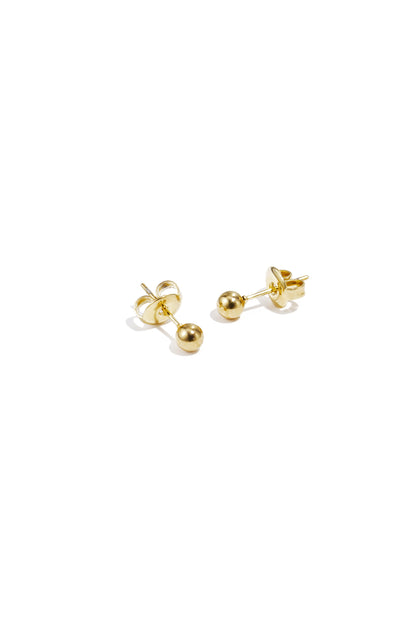Damen Ohrstecker Kleiner Punkt | Edelstahl | Goldfarbe & Silberfarbe