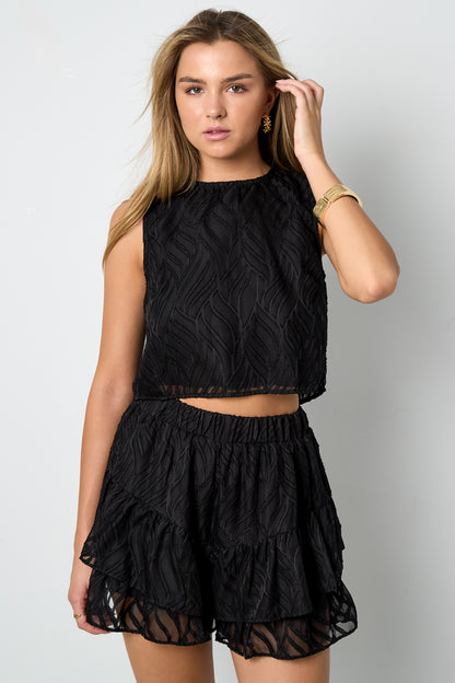 Damen Oberteile Set Botanisch | Polyester | Mehrfarbig