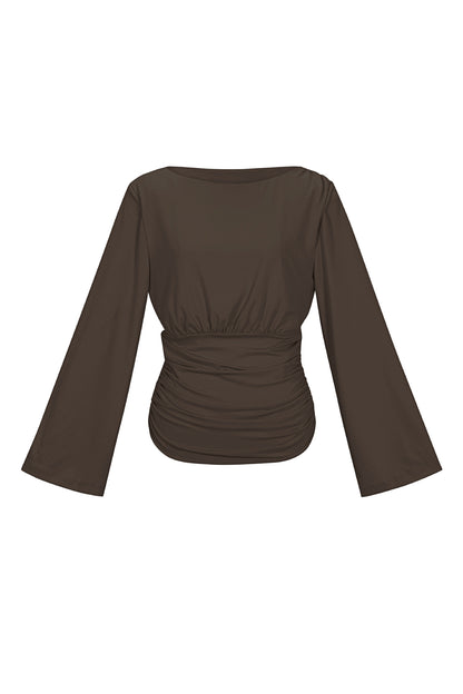 Damen Langarmshirt Einfarbig | Polyester | Mehrfarbig