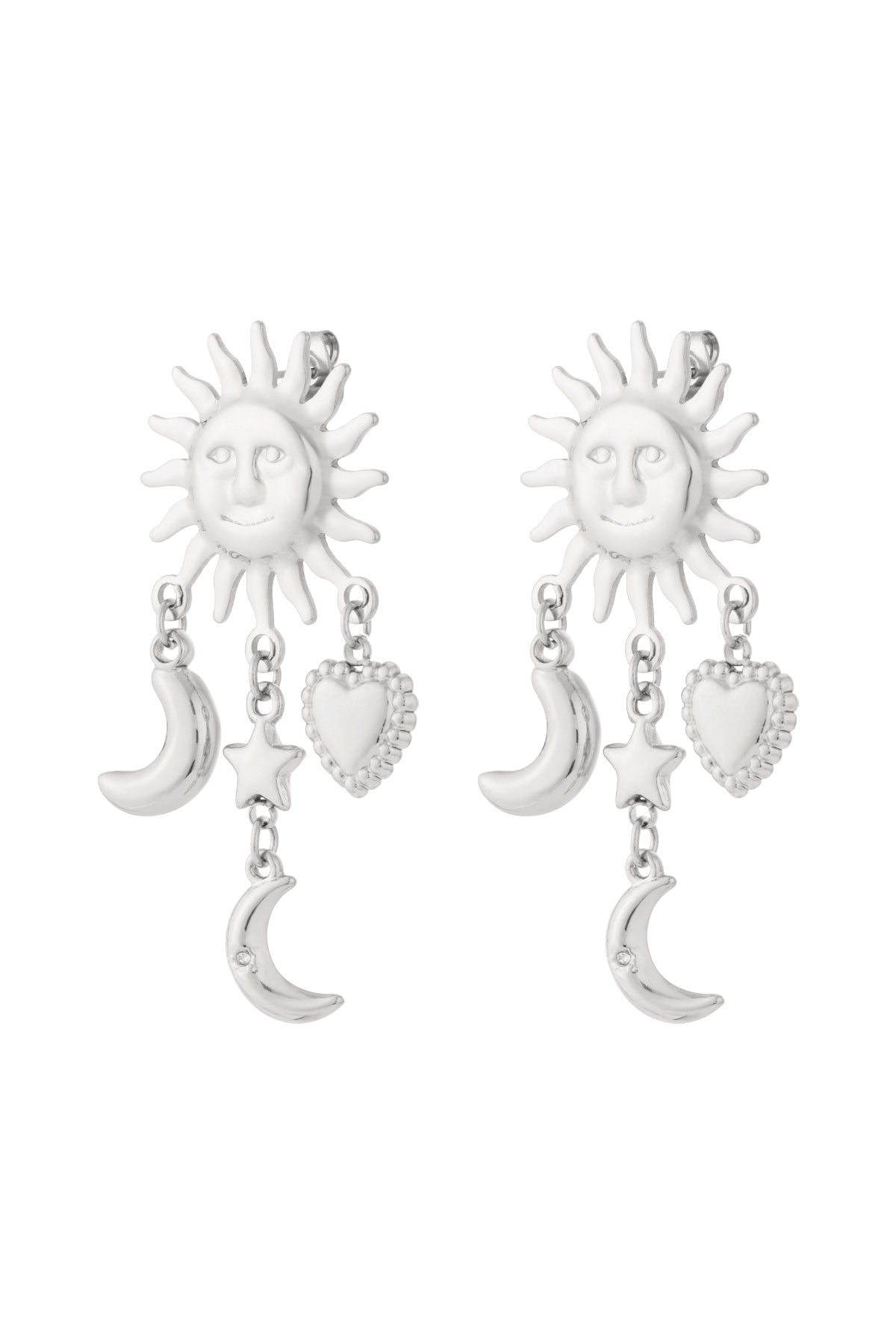 damen ohrringe schlicht klassisch | edelstahl | gold & silber