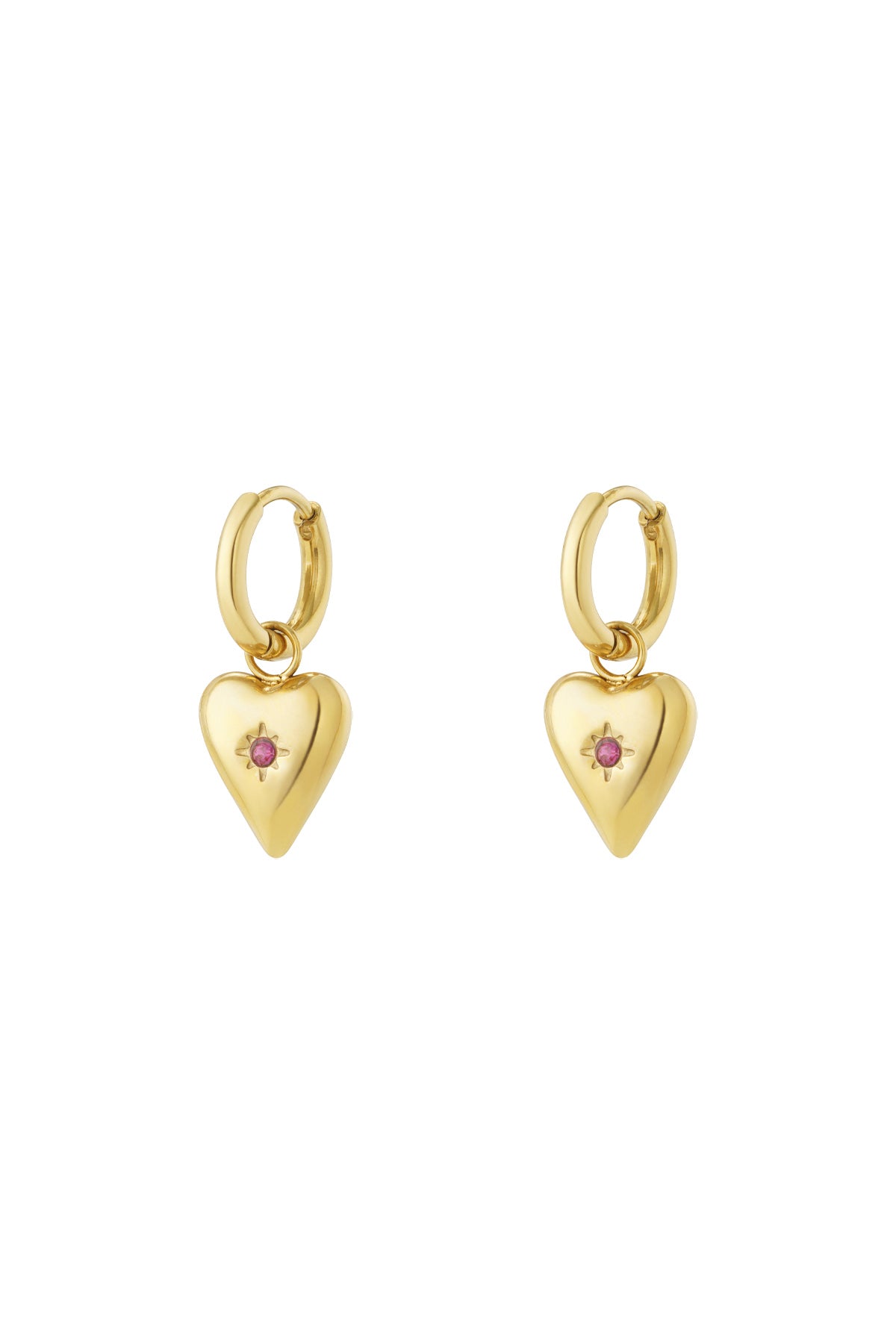 damen ohrringe geburtsstein strass 14k | edelstahl vergoldet | monatssteine