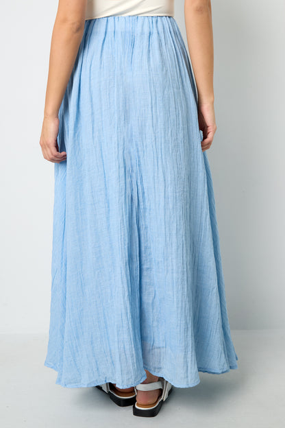 Damen Maxirock Frühling Sommer | Polyester | Mehrfarbig