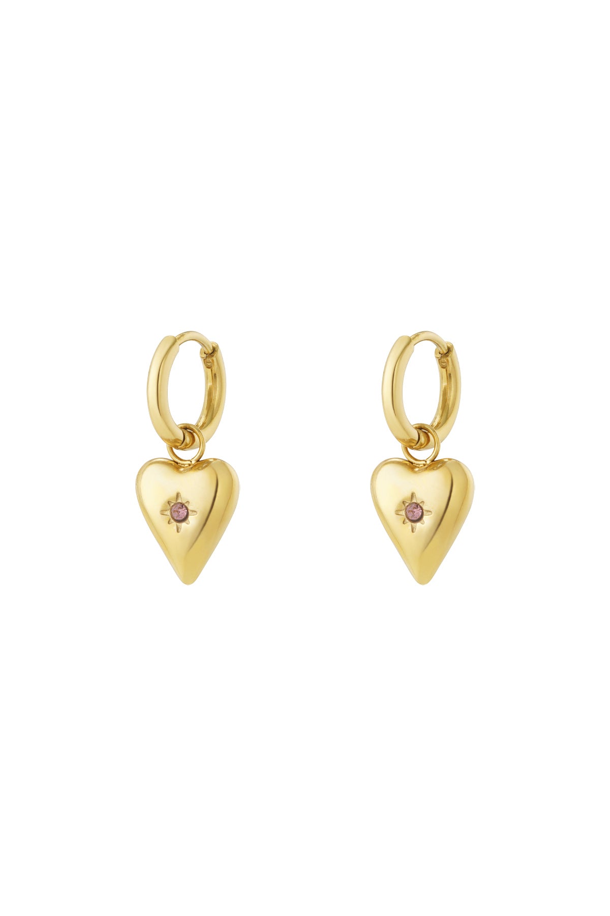 damen ohrringe geburtsstein strass 14k | edelstahl vergoldet | monatssteine