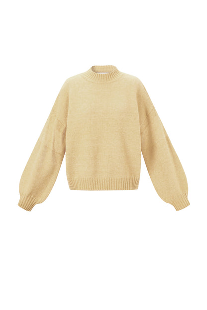 Damen Strickpullover Buchstaben Casual | Polyester | Mehrfarbig