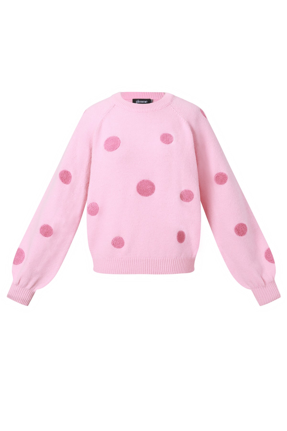 damen pullover gepunktet luxus | polyester | mehrfarbig