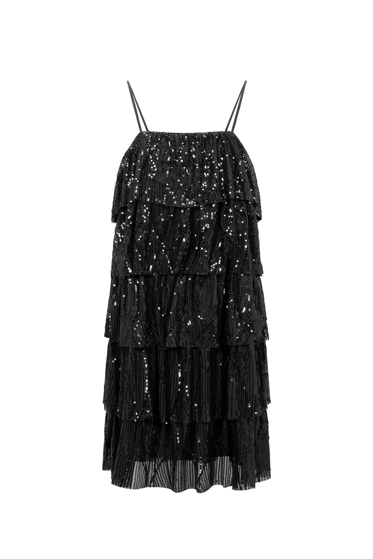 damen minikleid pailletten festlich | polyester | mehrfarbig