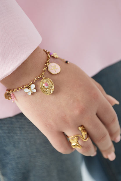 Frühlingsblüten-Armband