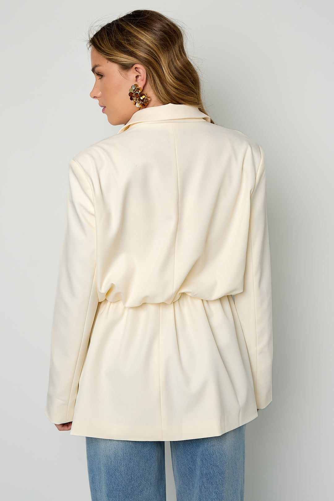 damen blazer maßgeschneidert | frühling sommer | creme
